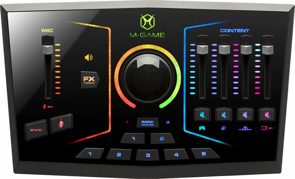 Solution Audio Streaming Double PC M-Audio M-Game RGB Contrôleur Complet - 2