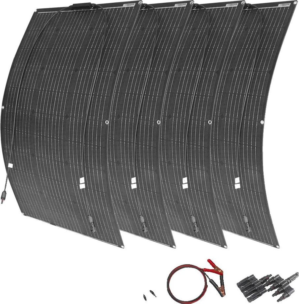 Solarpanel, flexibel und wasserdicht, hohe Effizienz, Solar-Kit 400W