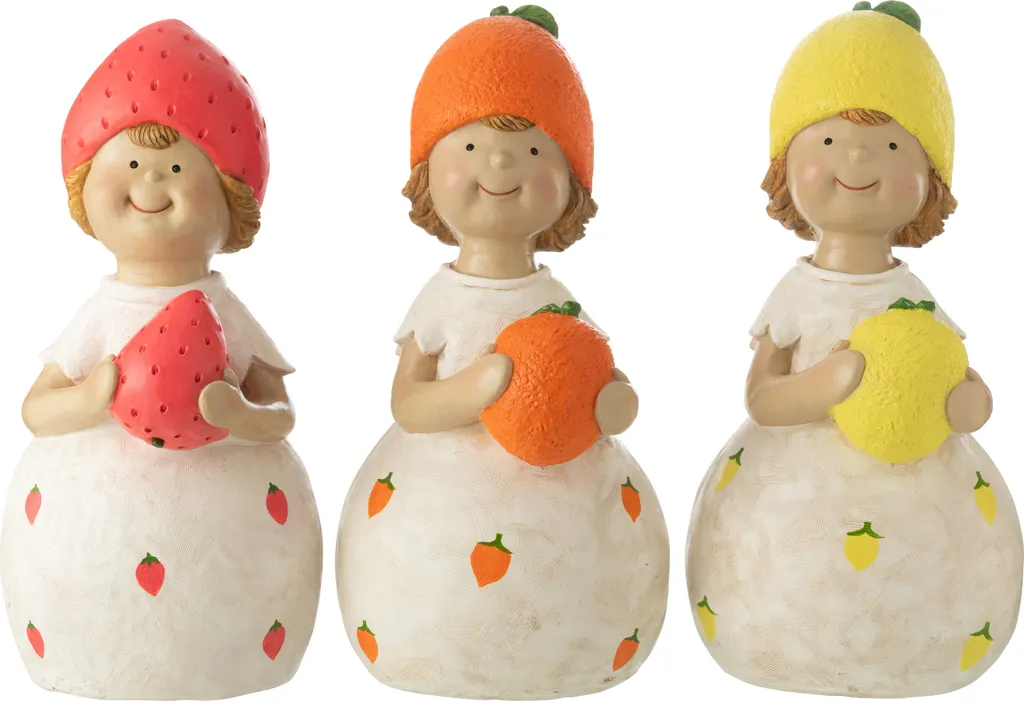 Statue de Jardin J-Line Fruits en Magnésie Mgo Design XL 3 Modèles