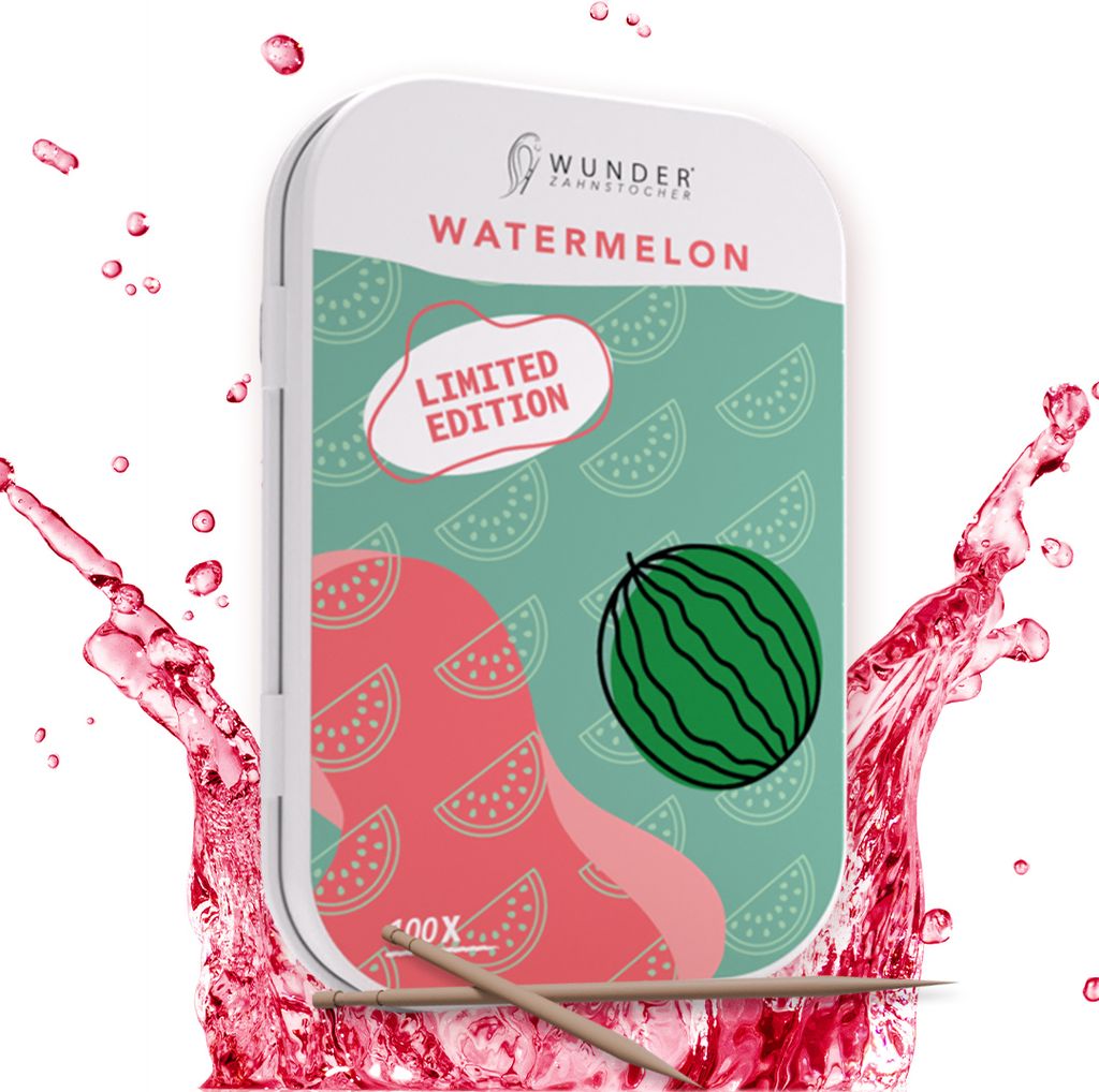 Stuzzicadenti aromatizzati Wunder - Anguria - 100 pezzi - Immagine del prodotto 