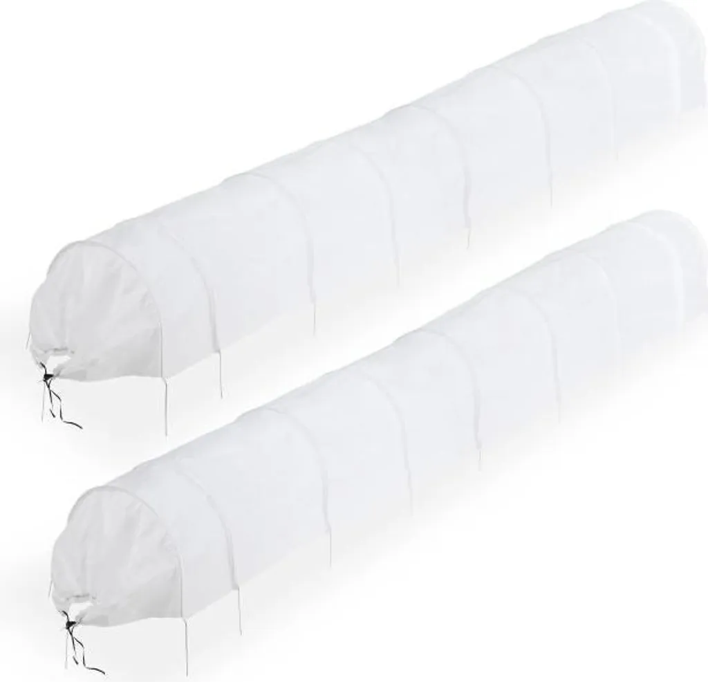 Tunnel de plantation contre nuisibles 5 m lot de 2 barrière météo