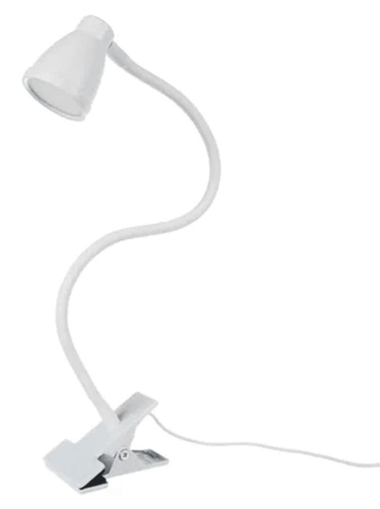 Lampe de table avec clip, blanc Image du produit 