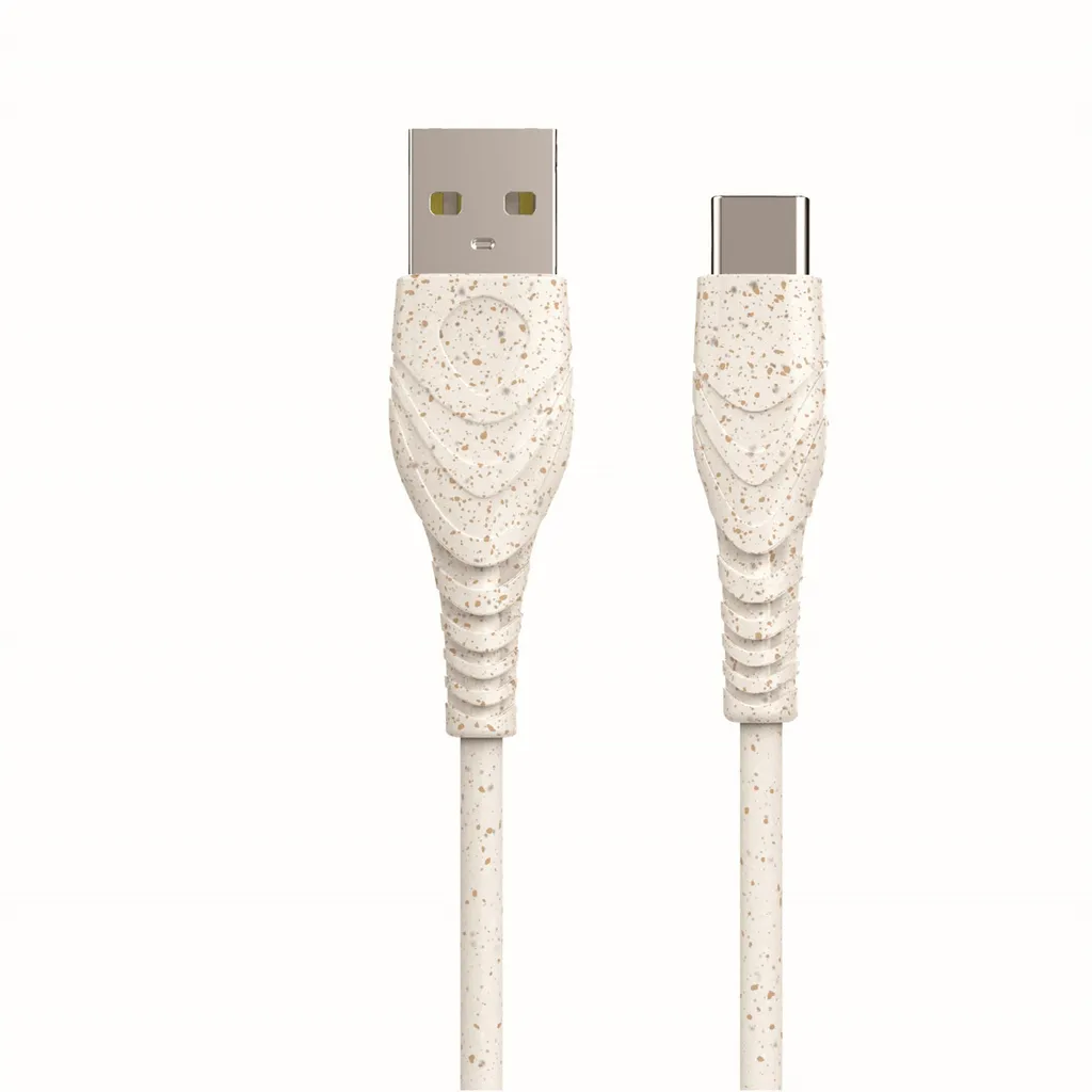 BIOnd12-TC: Il Cavo USB-C da Viaggio Biodegradabile 3A 1.2m