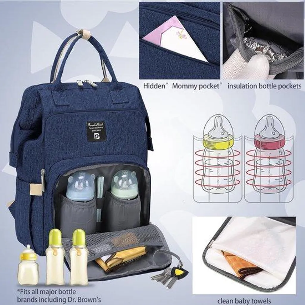 Libérez vos mains avec cette grande pochette de dos pour bébé ergonomique
