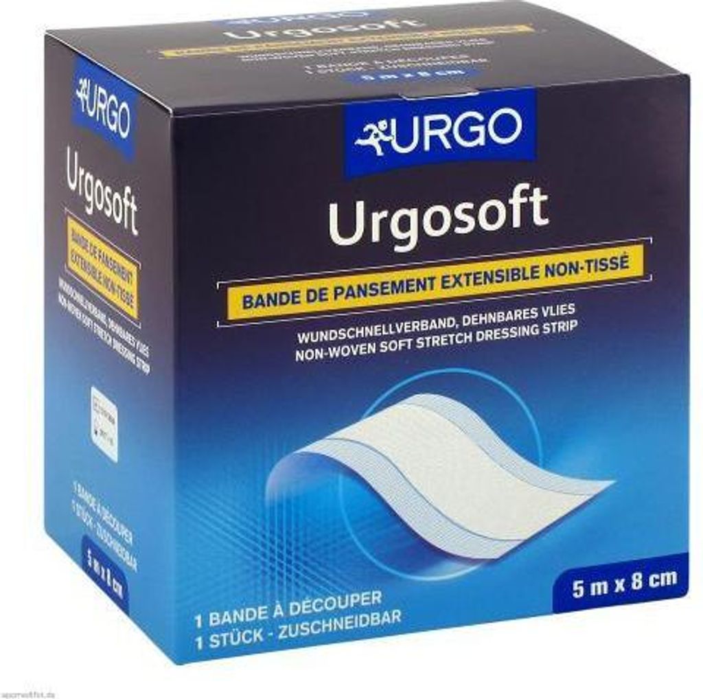 Urgosoft Pflaster 8 cmx5 m Spender 1 St