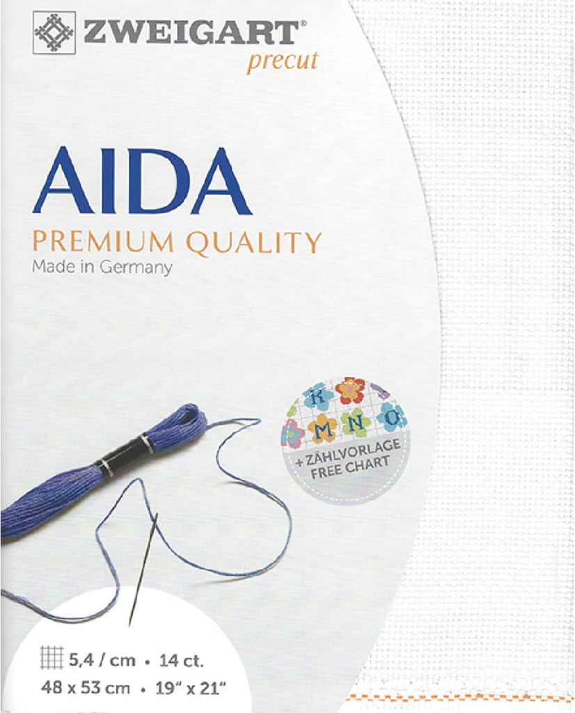Aida-Stoff, vorgeschnitten, 14 ct, Motiv: Stern, Aida 3706, Produktbild 