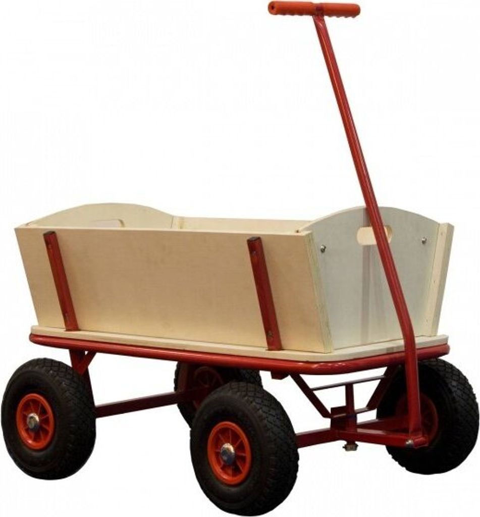 Sunny Billy Beach Wagon / Carrello di legno semplice | Immagine del prodotto 