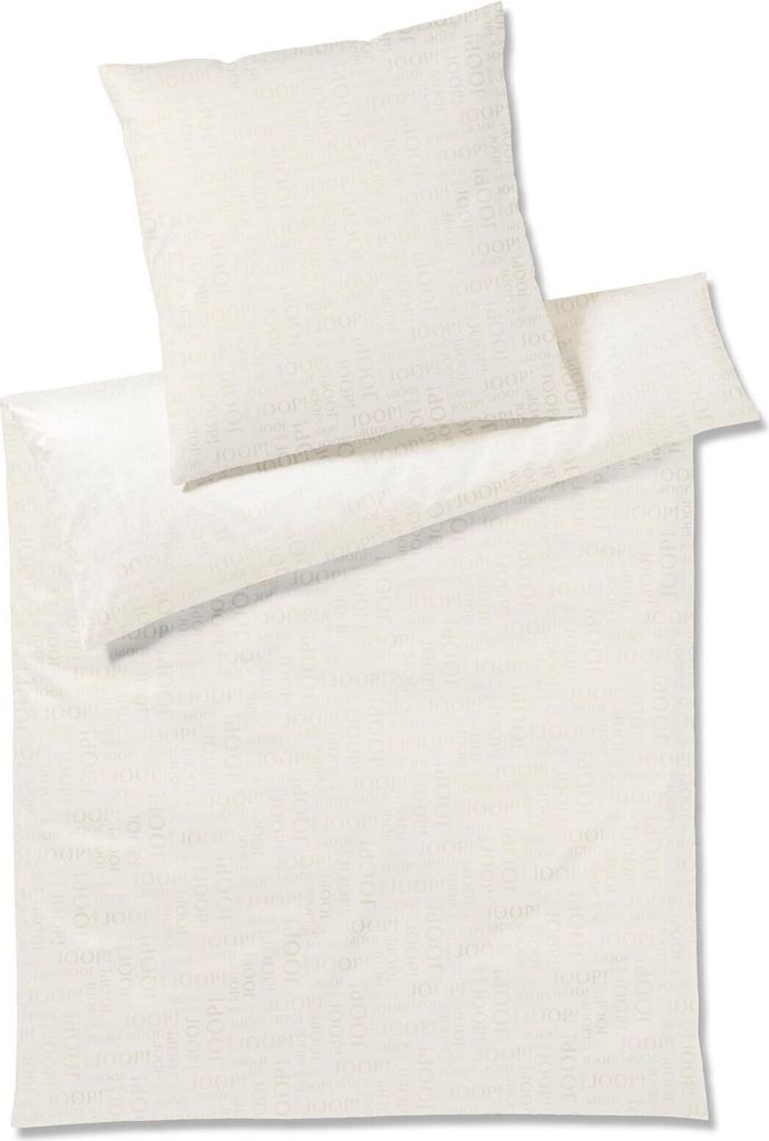 JOOP Bettwäsche Repeat nature 135x200 cm + 80x80 cm