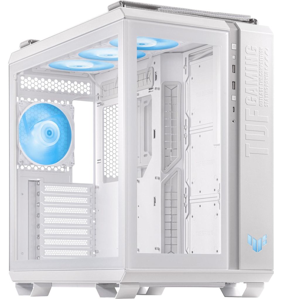 ASUS TUF Gaming GT502 PLUS TG White modulares PC Gehäuse