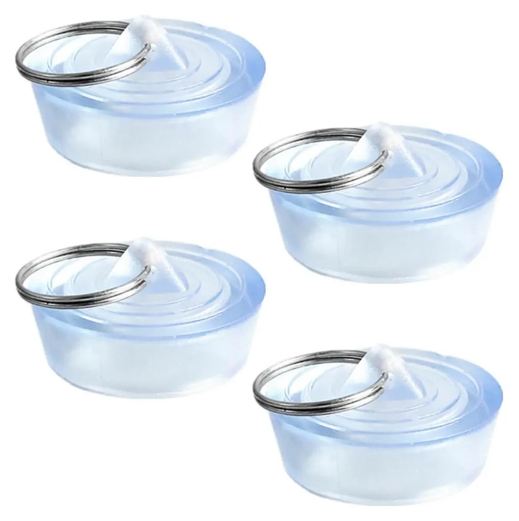 Lot de 4 Bouchons de Vidange 29-32mm pour Évier et Baignoire Antifuite