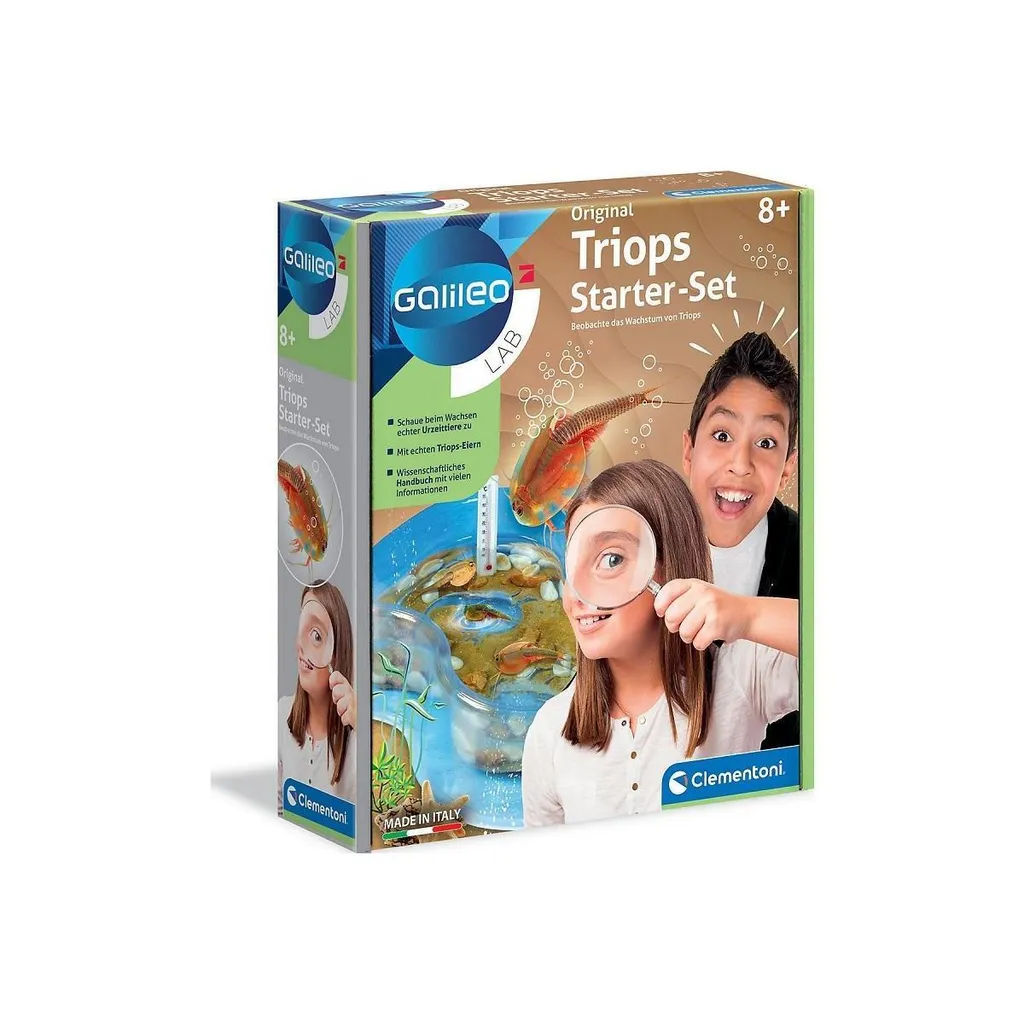 Galileo Original Triops Starter-Set : Kit d'élevage complet de crustacés