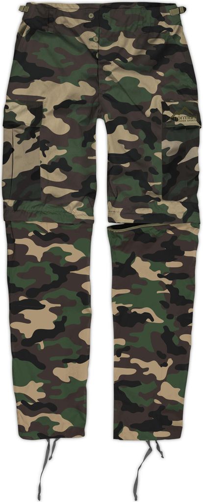 normani Herren 2-in-1 Zip-Off BDU Rangerhose