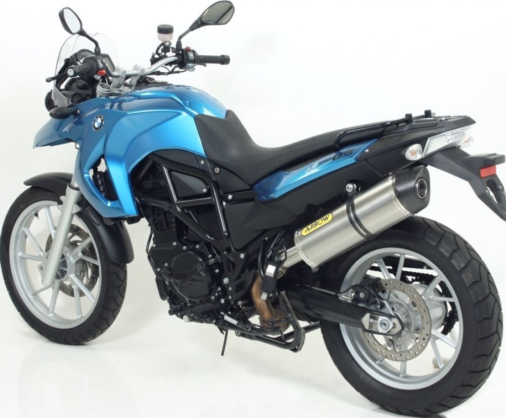 ARROW Slip-On-Auspuff Maxi Race-Tech genehmigt und Endkappe für BMW F 800 GS Adventure