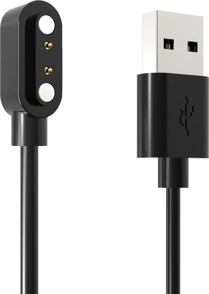 SYSTEM-S USB 2.0 Kabel 100 cm Ladekabel für Realme Techlife Dizo Watch 2 Smartwach