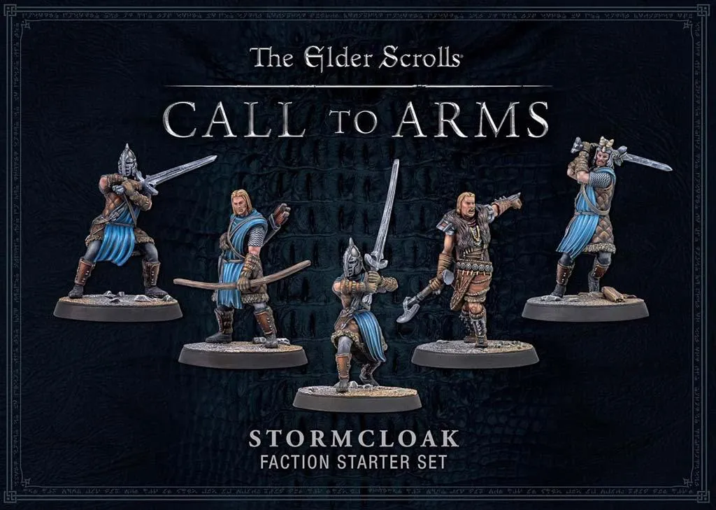 Kit Démarrage Stormcloak Elder Scrolls Call to Arms figurines résine