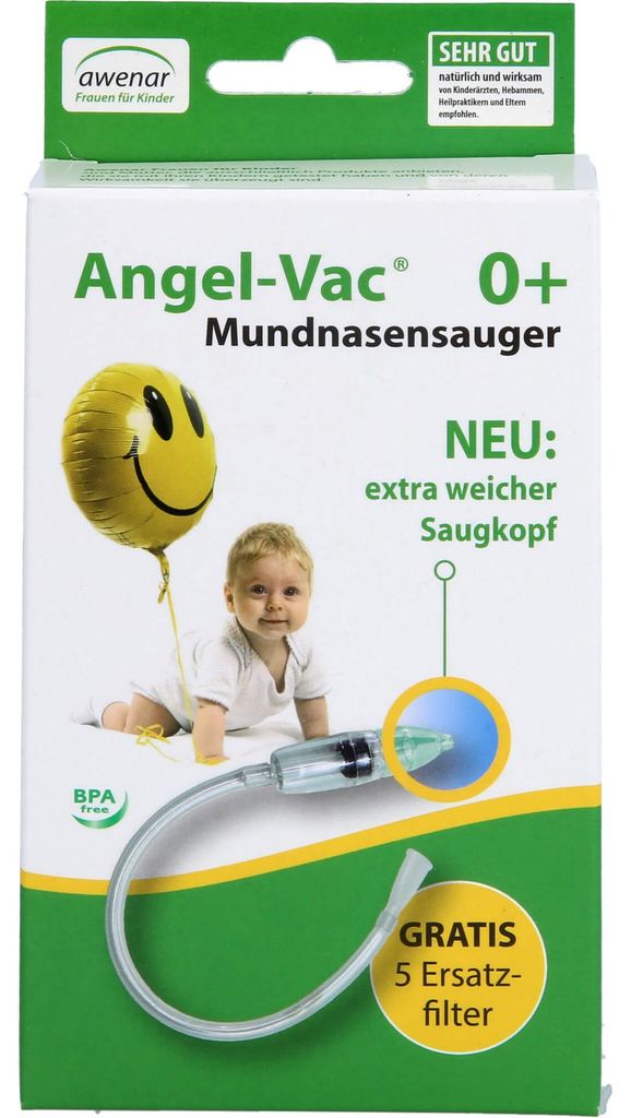 Daily Medical Angel-Vac Mund Nasensauger Baby extra weichem Produktbild 