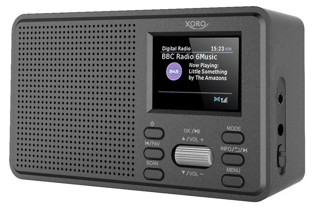 Radio Numérique Bluetooth Xoro DAB 142 Alimentation Hybride Secteur