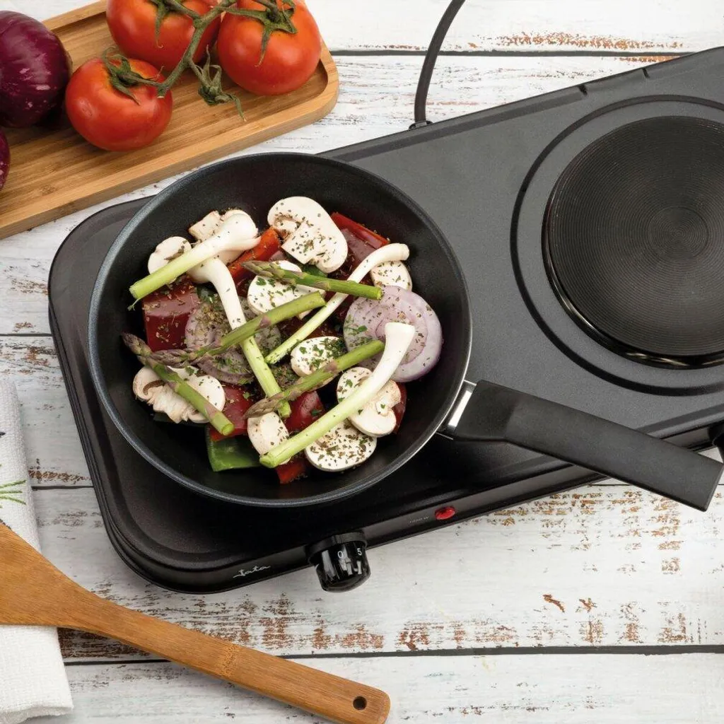 Réchaud vitrocéramique 2 feux Jata JECE1252 idéal studio et kitchenette - 2