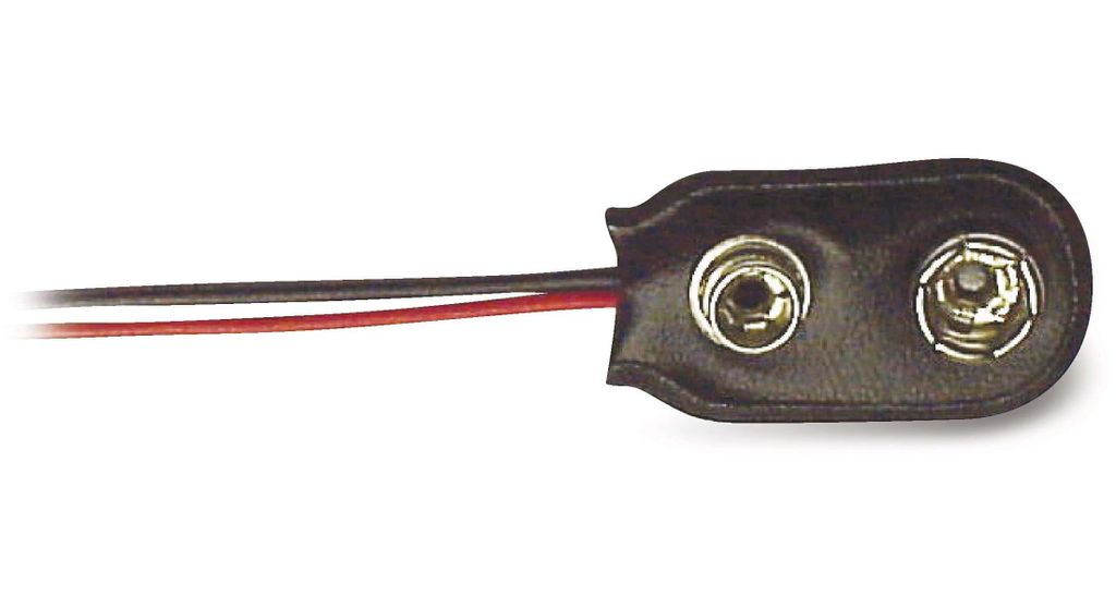 Batteriezubehör für 9V-Blockbatterien und Batteriehalter, Produktbild 