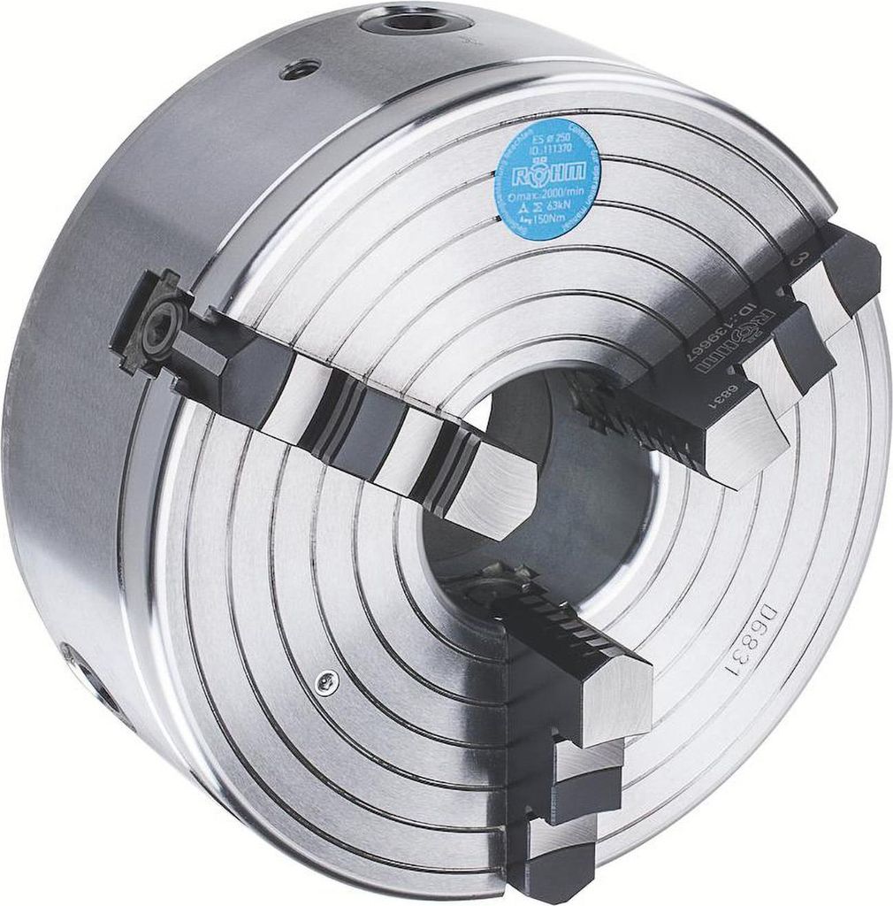 Röhm ES 250, 3-Backen, DIN 6351, Form A, Stahlkörper - 111370