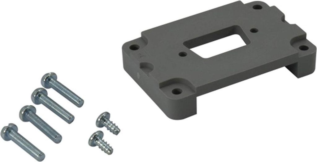 HARTING Han 6B D-Sub Adapterplatte für D-Sub 9-polig passend für 6B Gehäuse Werkstoff Kunststoff - 1 Stück