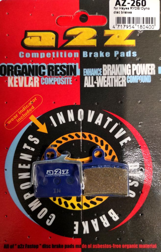 A2Z Hayes Ryde AZ-260 Semi-Metallic-Bremsbeläge Produktbild 