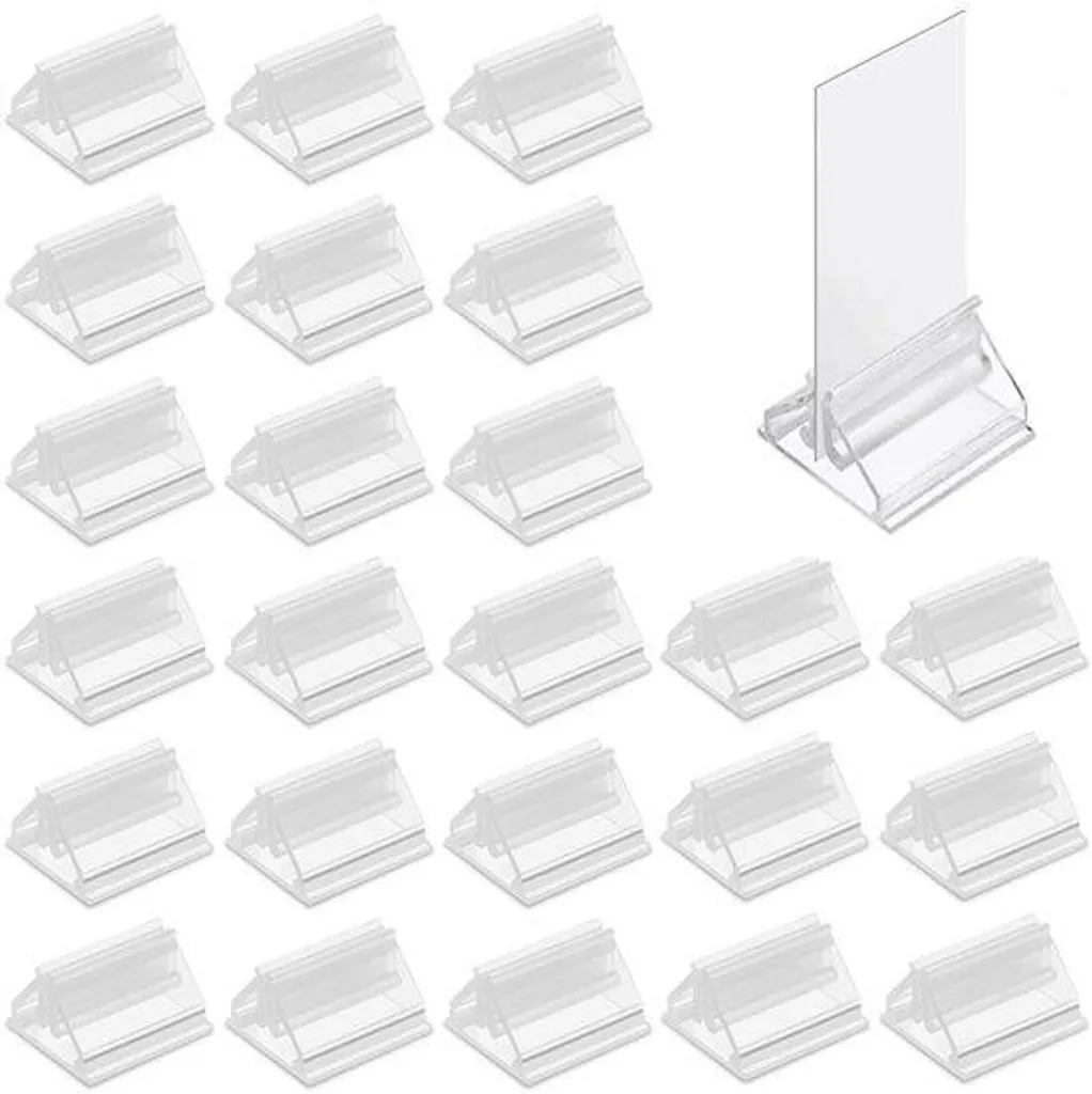 Porte-cartes Stable en Acrylique pour Éviter la Chute de vos Menus 24x