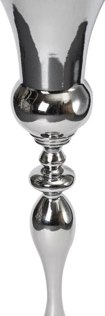 Vase argenté surface galvanisée ultra résistante pour centre de table - 5