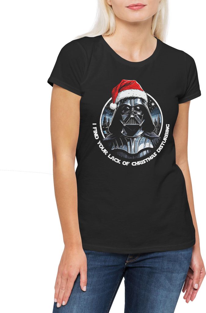 Urban Backwoods Disturbing Christmas, Damen T-Shirt, Farbe: Schwarz, Größe: 3XL