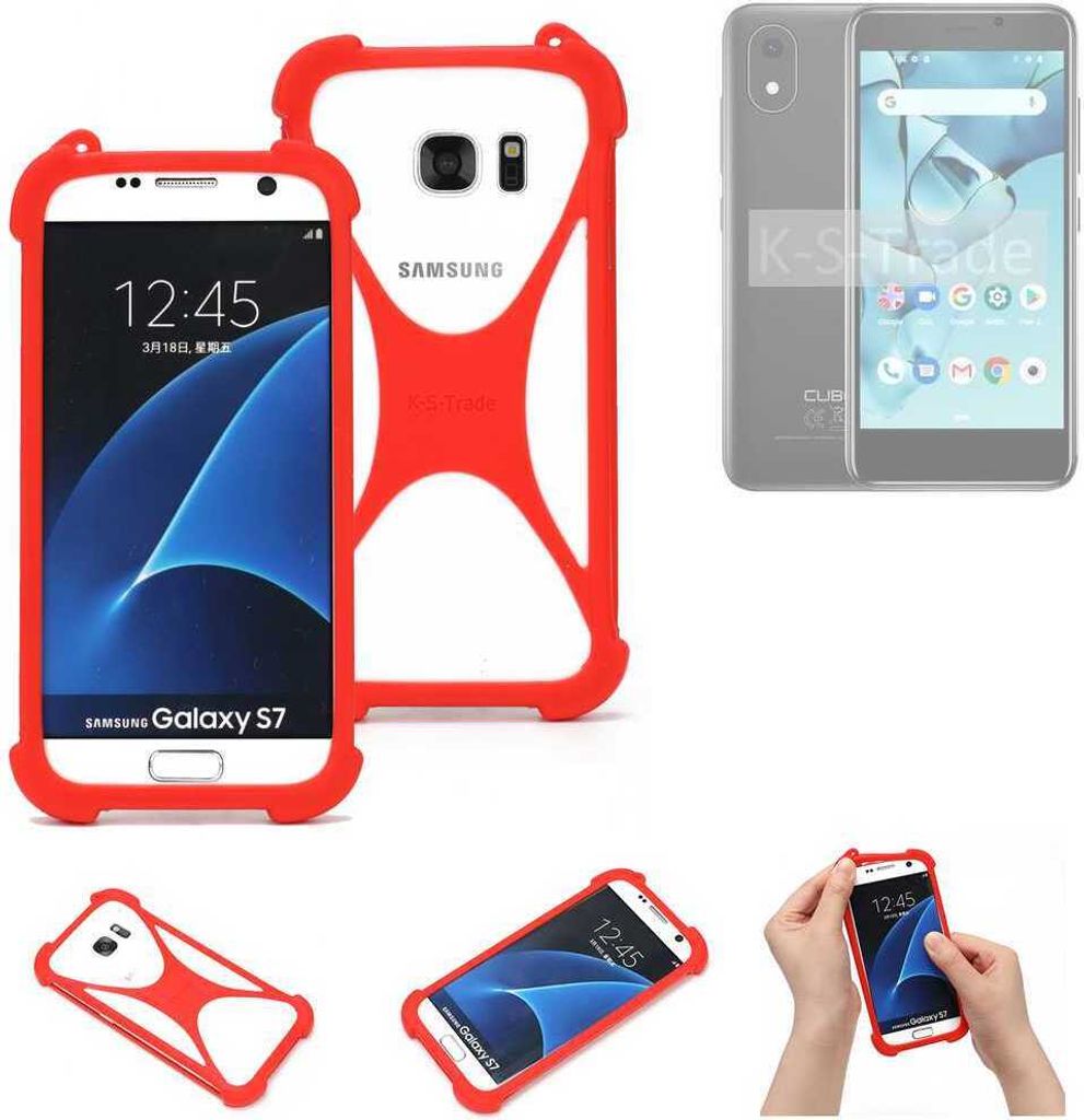 K-S-Trade Handy-Hülle kompatibel mit Cubot J10 Schutz-Hülle Bumper Silikon Schutz Hülle Cover Case Silikoncase Silikonbumper TPU Softcase