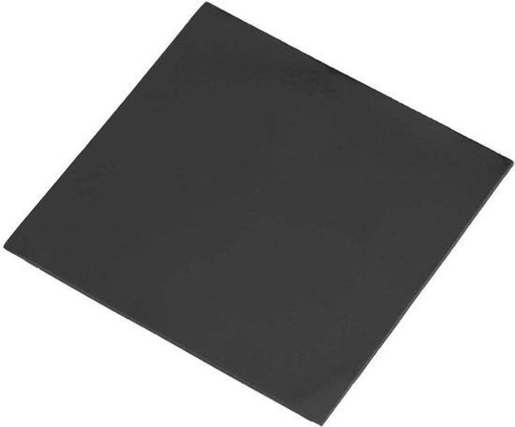 Thermische Kühlplatte - 100x100x2mm - Nichtleitend - Schwarz