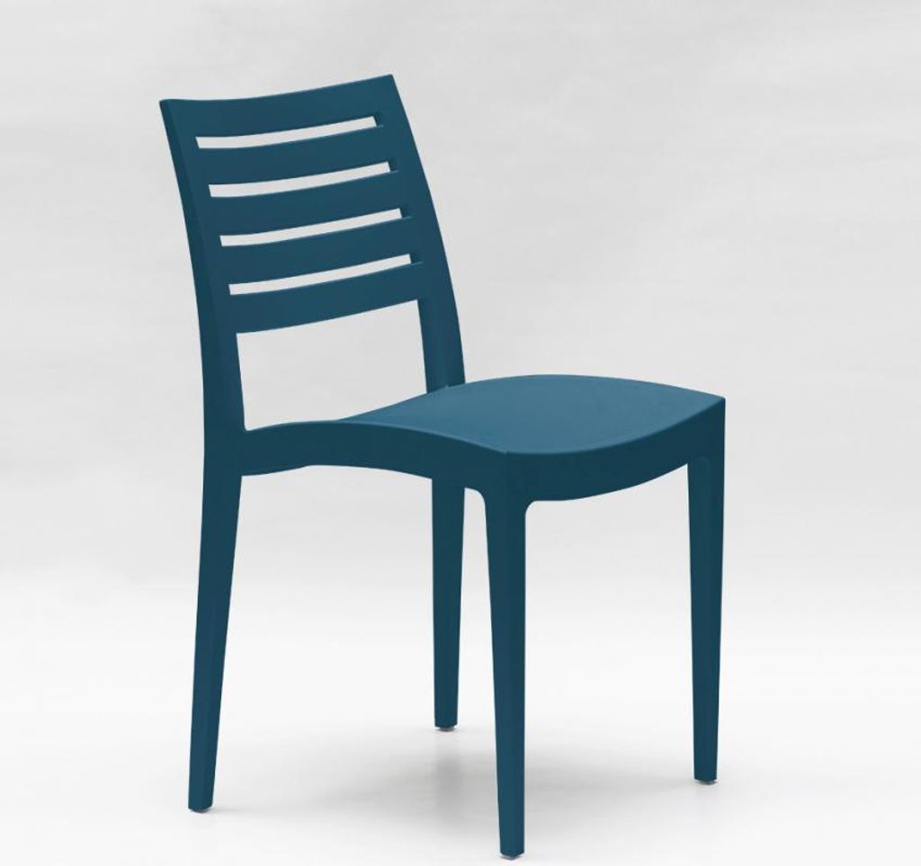 24er Set Stühle Polypropylen für Restaurant Firenze Grand Soleil - Dunkel Blau
