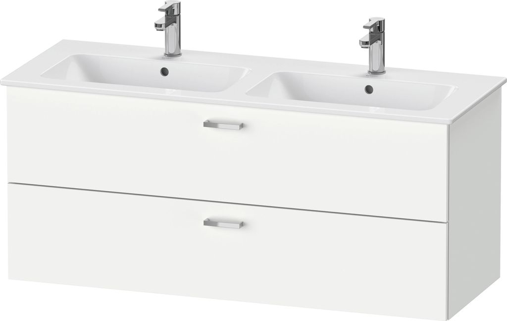 Duravit XBase Waschtischunterbau wandhängend B:127,50 cm mit 2 Schubkästen, XB613001818