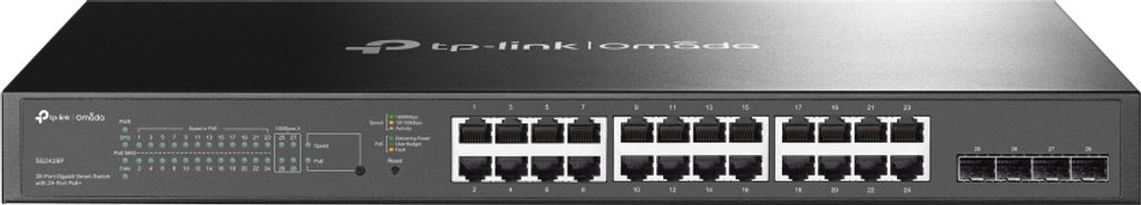 TP-Link JetStream 28-Port Gigabit Smart PoE Switch with Immagine del prodotto 