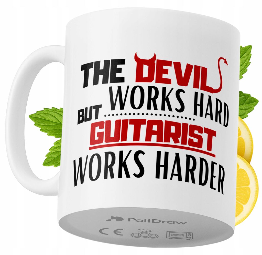 Lustige Kaffee- oder Teetasse für Gitarristen mit witzigem Textdesign - ideal für Geburtstage, Namenstage, Feiertage und besondere Anlässe. Hoch...
