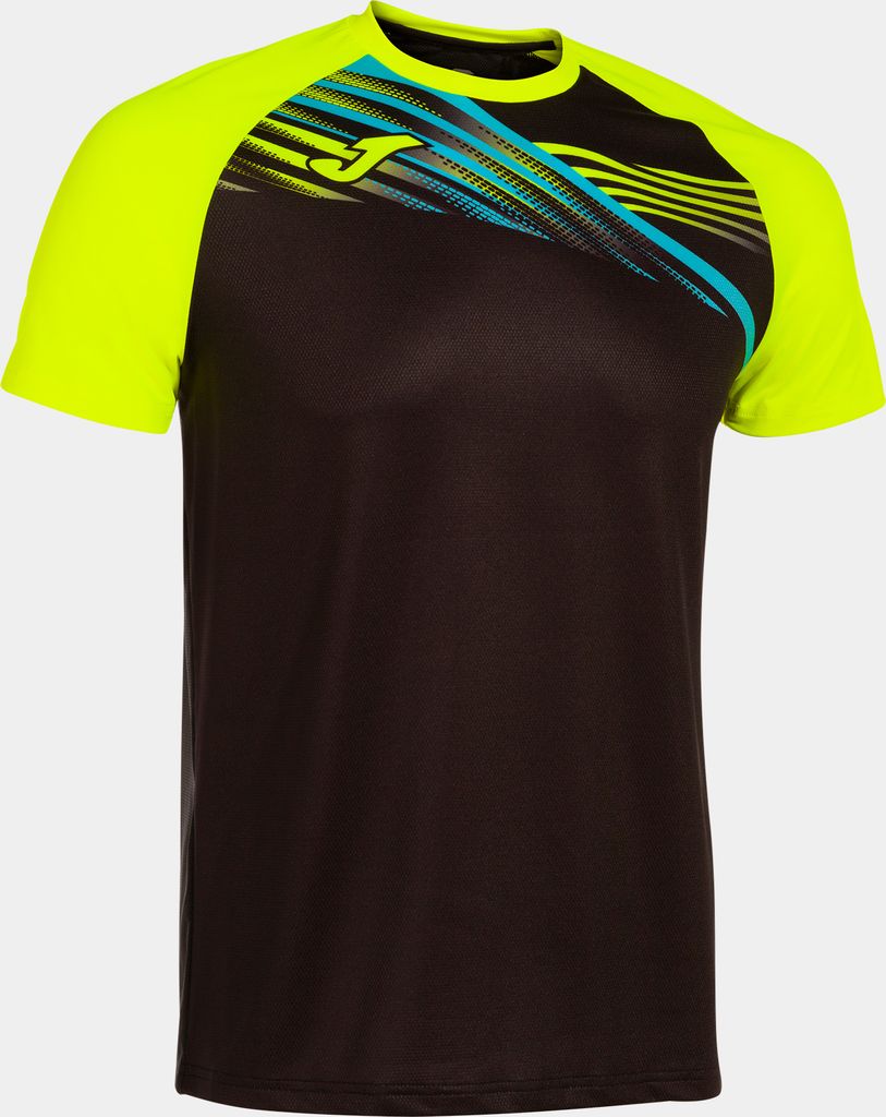 Joma Elite X Shirt, Schwarz-Gelb Fluor, M