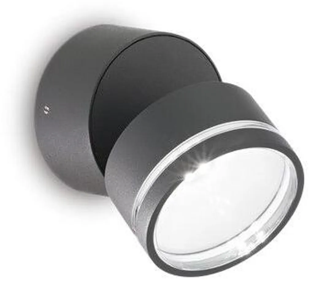 Applique Murale LED Omega : Fini l'Éclairage Sombre, Métal Anthracite
