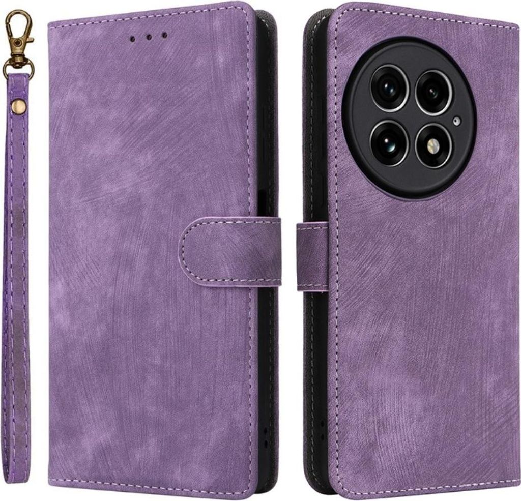 OnePlus 13 Hülle - Coverup Klapphülle mit Schlüsselband - Violett