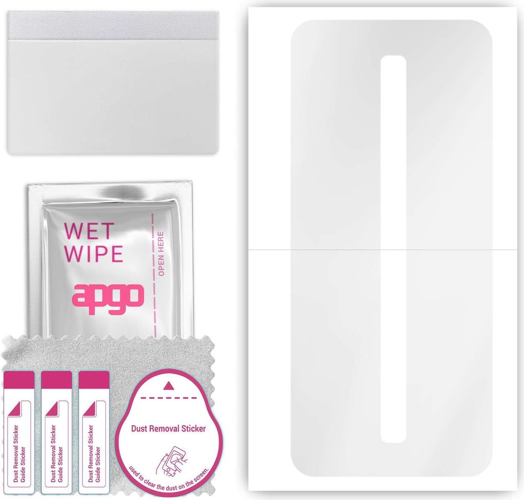 apgo Rückseite Schutzfolie, klar, kompatibel mit ZTE nubia Red Magic 6, Hinten Hydrogel-Displayschutzfolie mit Positionierhilfe, kratzfest, einfac...