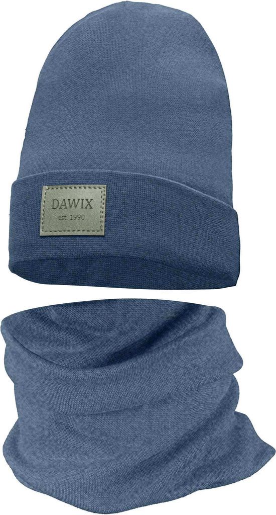 Jungen Kinder Beanie Mütze Schlauchschal Set Frühling Produktbild 