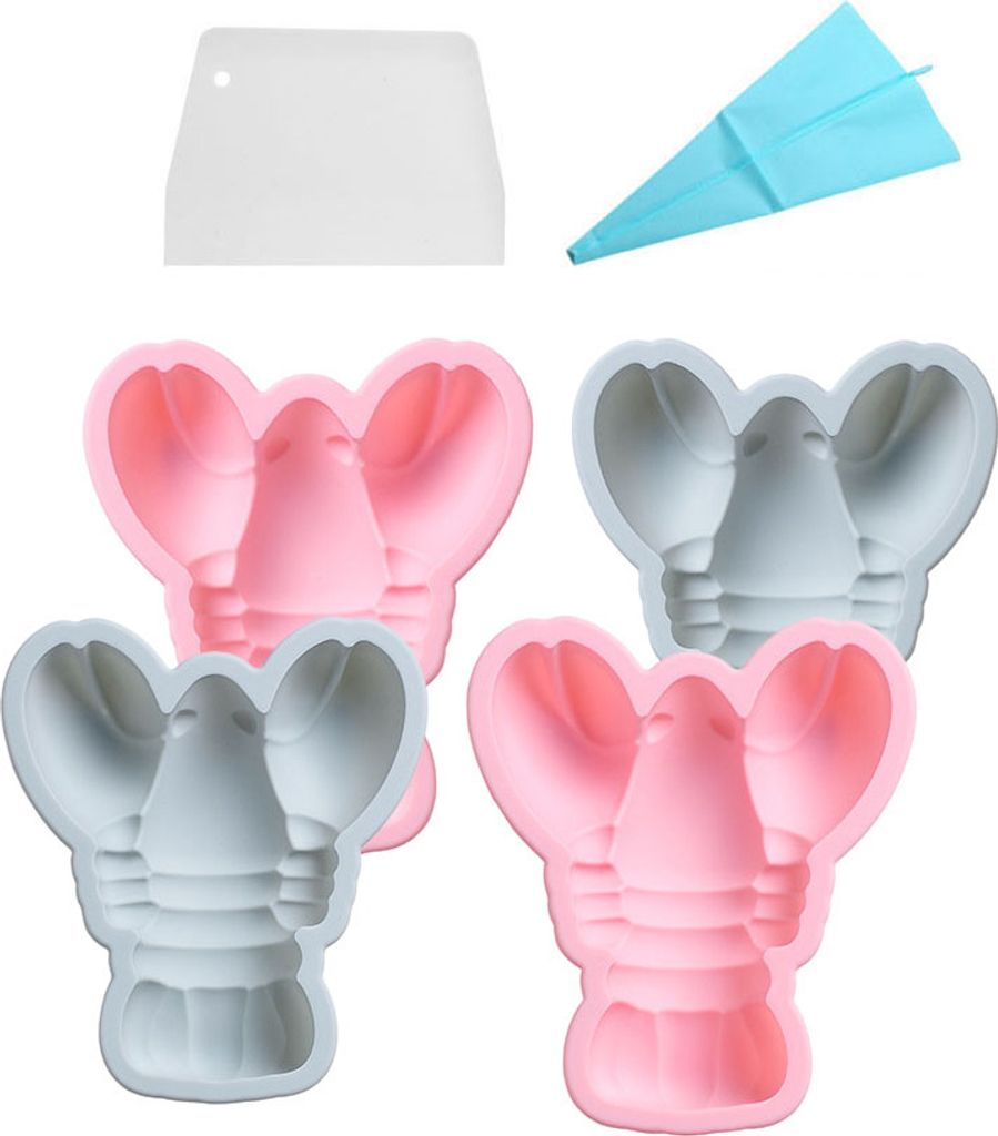 4 Packungen Schichtkuchenformen, Silikon-Pfannkuchenformen,4 Zoll Novetly-Kuchenformen, Schnellverschluss-Schicht-Regenbogen-Backform Für Hochzeit...