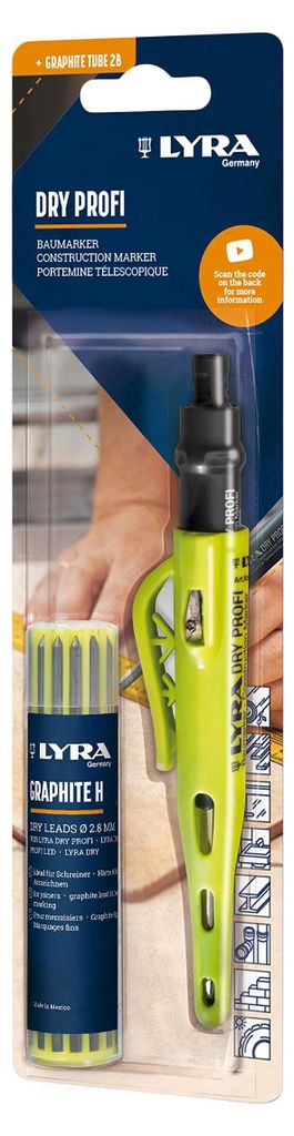 LYRA DRY PROFI BAUMARKER Minenset Graphite 13-teilig Produktbild 