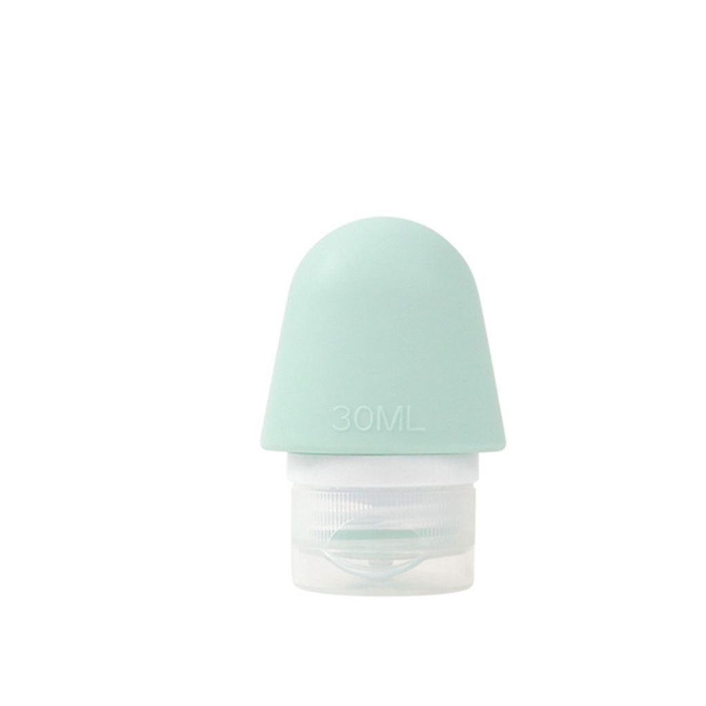 30/60/90 ml und mit undcover Multi-Volumina tragbarer leerer Lotion Flasche Gesichtscreme Nachfüllbare Aufbewahrungsflasche-Grün ,Größen:30ML