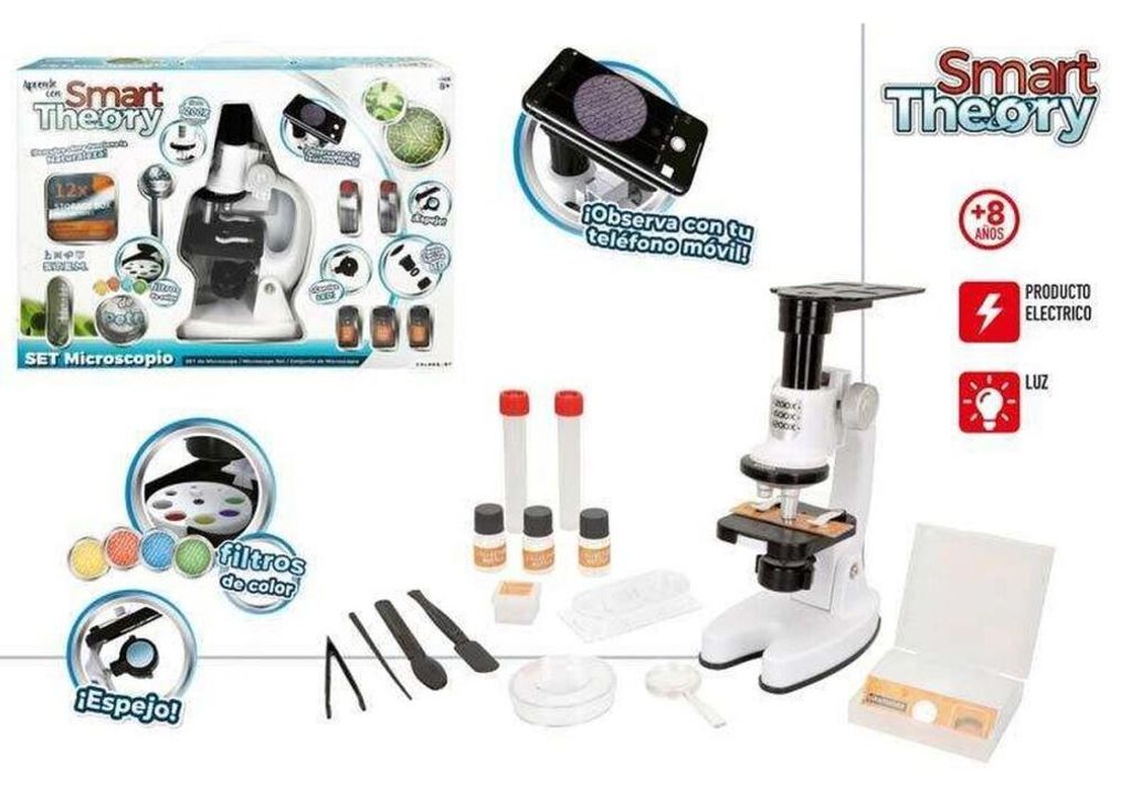 Colorbaby Spielzeug-mikroskop-set Mit Led-licht Und Smart Theory Handyhalterung Mehrfarbig Mehrfarbig One Size