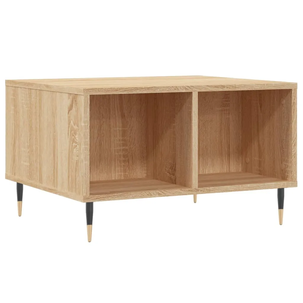 SYFAX™ Tavolino Salotto Rovere Sonoma 60x50x36,5 cm Legno Multistrato