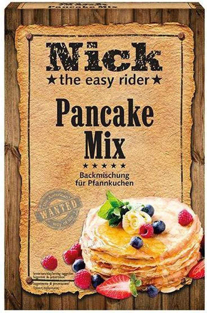 Nick the easy Rider Pancake Mix 400g Backmischung für Pfannkuchen