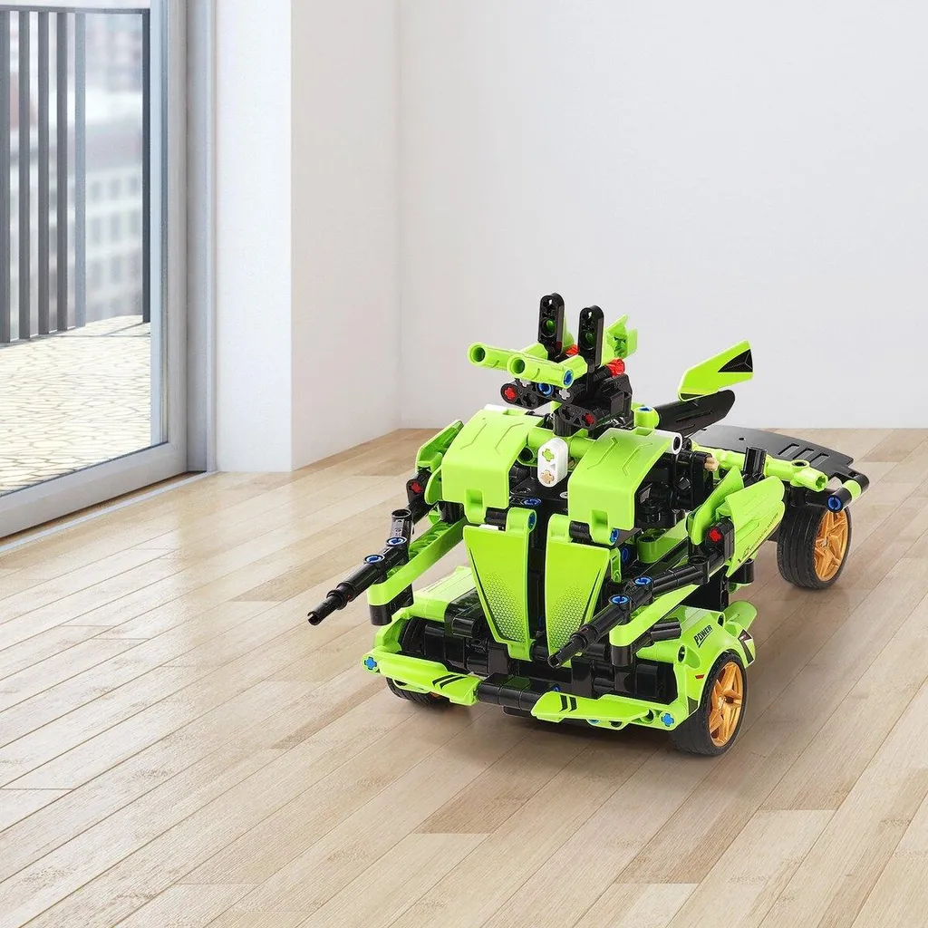 Jouet de construction STEM : finie l'ennui avec ce Robot 2-en-1 de 461 pcs - 8