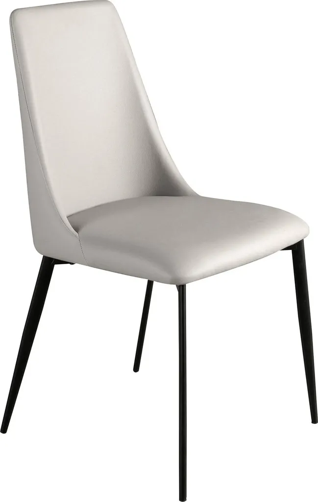 Chaise de salle à manger gris clair style scandinave Angel Cerdá 4184