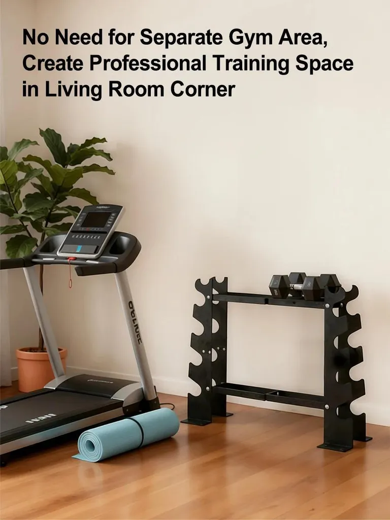 Support haltères anti-rayures rack de musculation stable pour sol protégé - 10