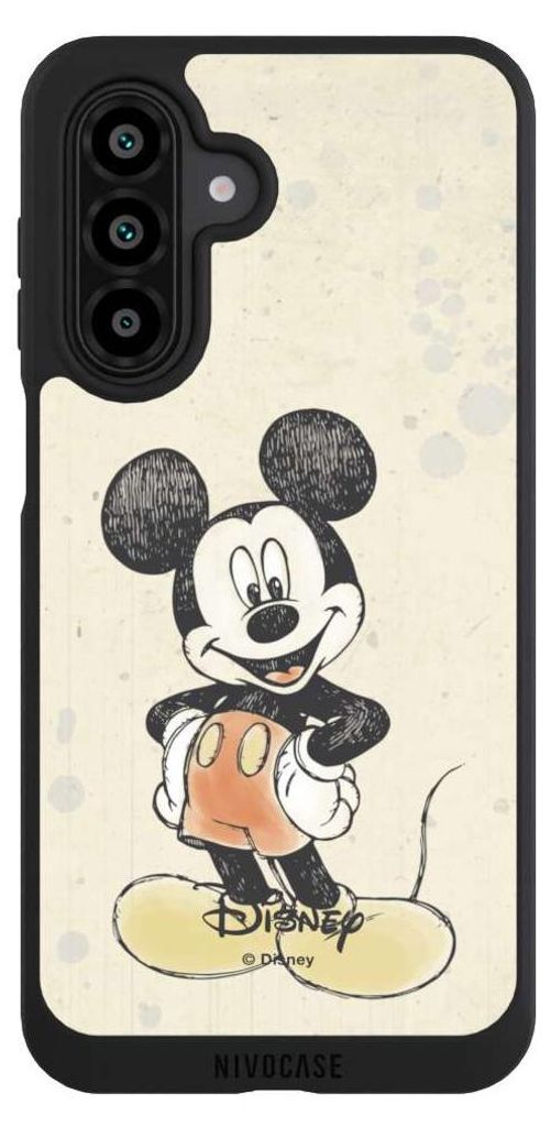 NIVOCASE Handyhülle für Samsung Galaxy A17 5G Hülle NIVOpure Case Schwarz Offizielles Lizenzprodukt Wasserfarbe